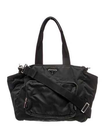 Saffiano Leather Diaper Bag