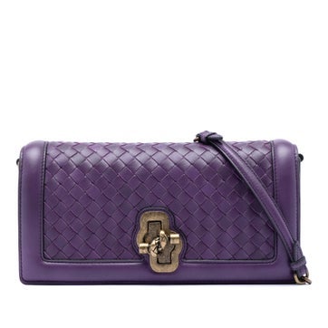 Leather Nappa Intrecciato Olimpia Knot Crossbody