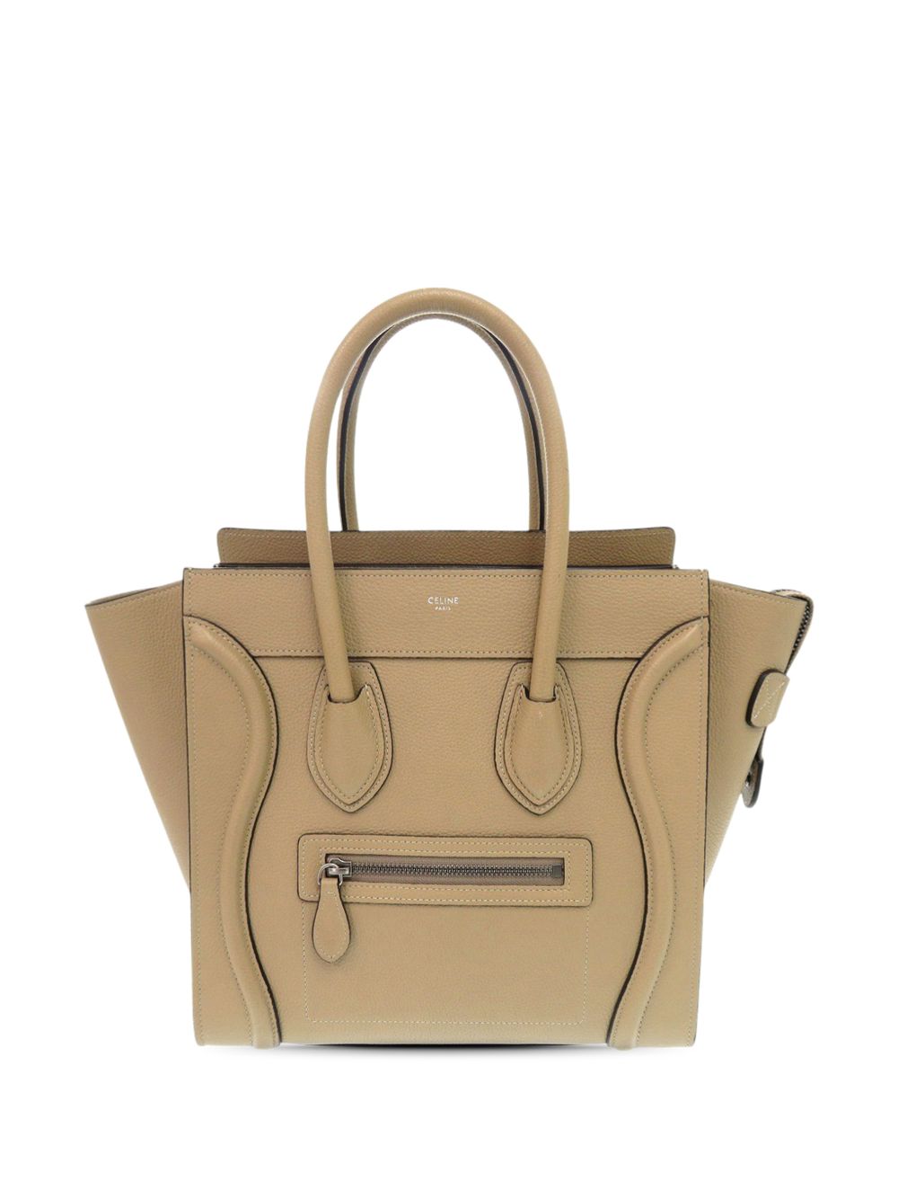 2020 Micro Drummed Calfskin Luggage tote bag
