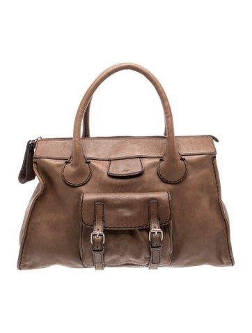 Leather Edith Satchel Medium Vintage