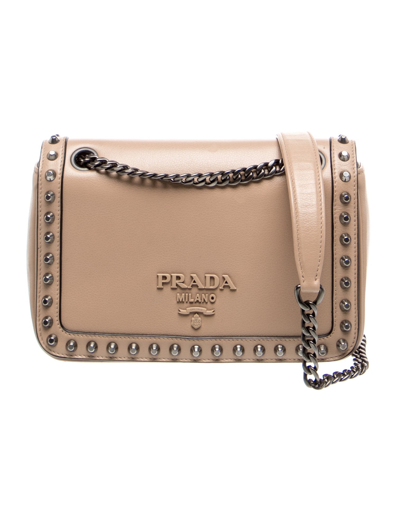 Glace Calf Leather Shoulder Bag