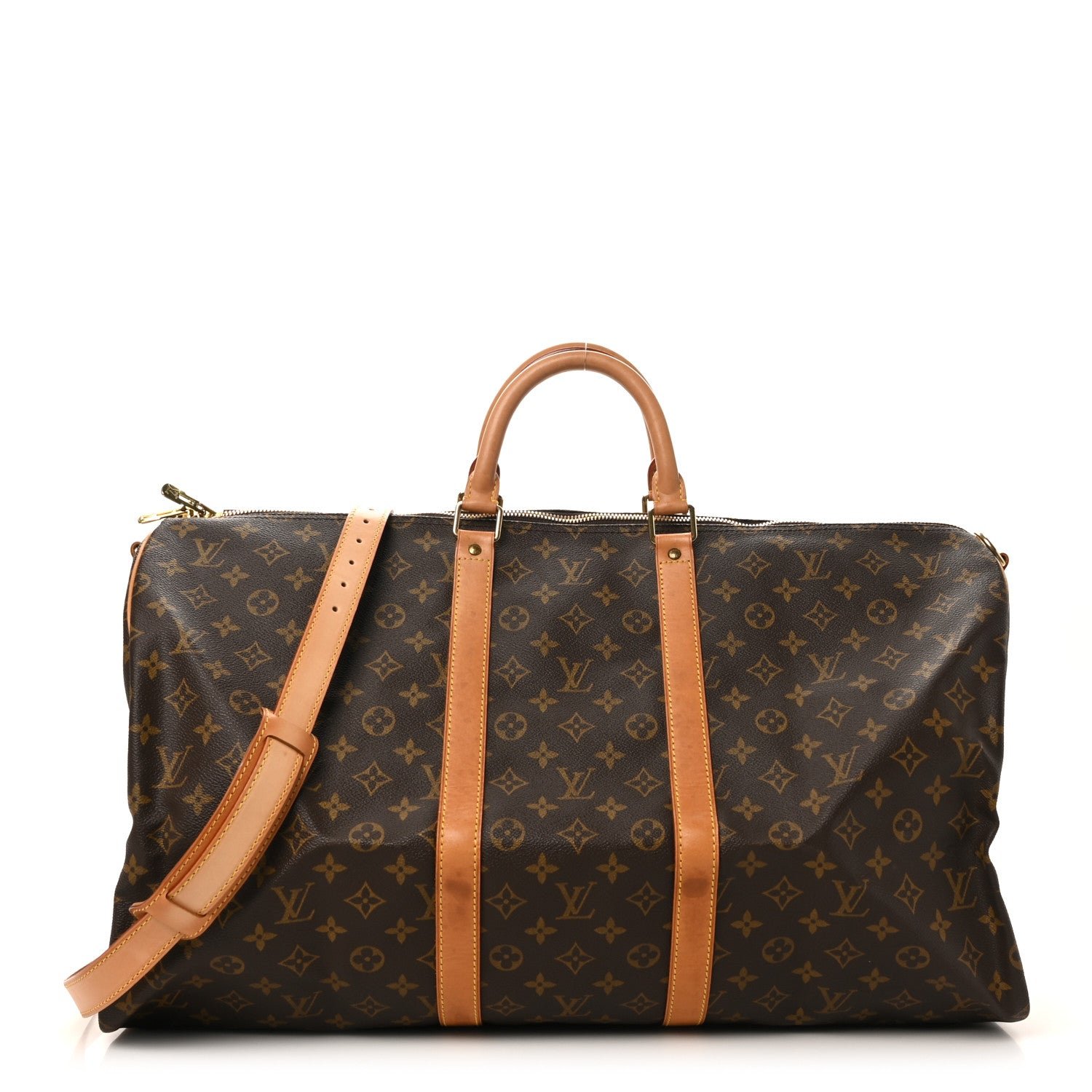 Louis Vuitton Louis Vuitton Monogram Keepall Bandouliere 55