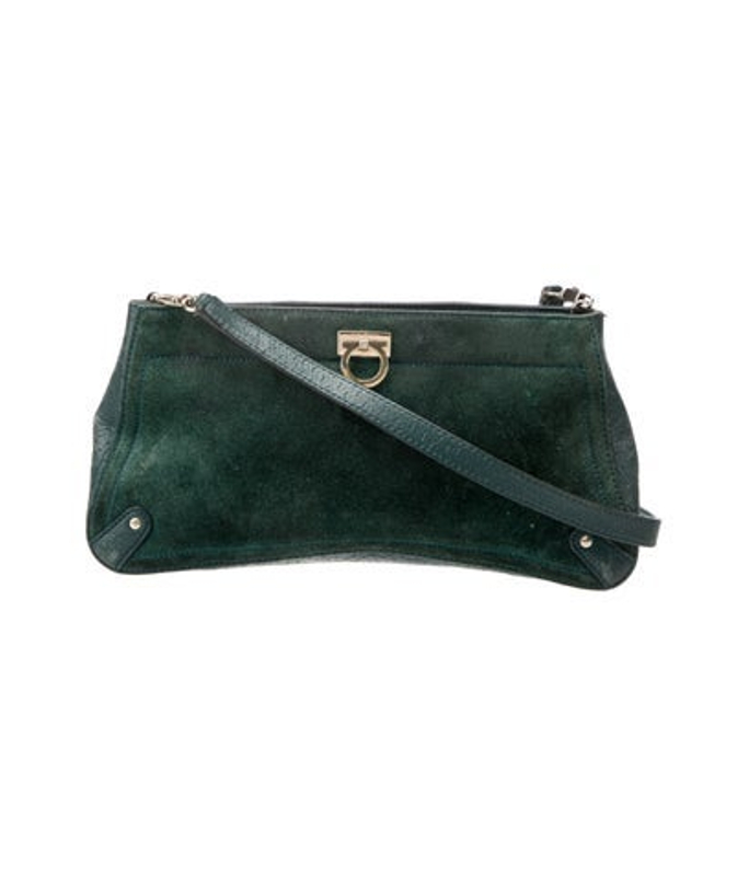 Salvatore Ferragamo Ferragamo Suede Crossbody Bag