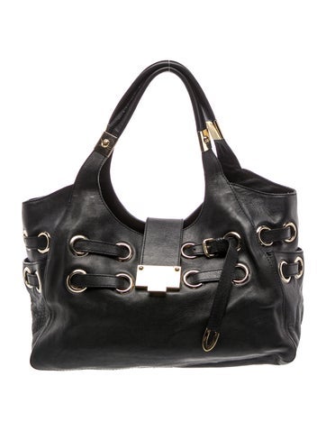 Leather Top Handle Bag