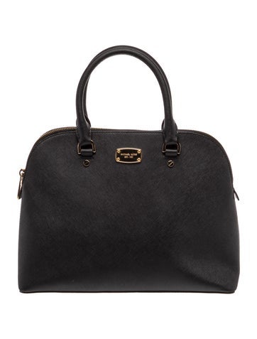 Saffiano Leather Top Handle Bag