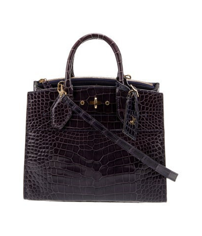 Louis Vuitton Vuitton Crocodile City Steamer Pm