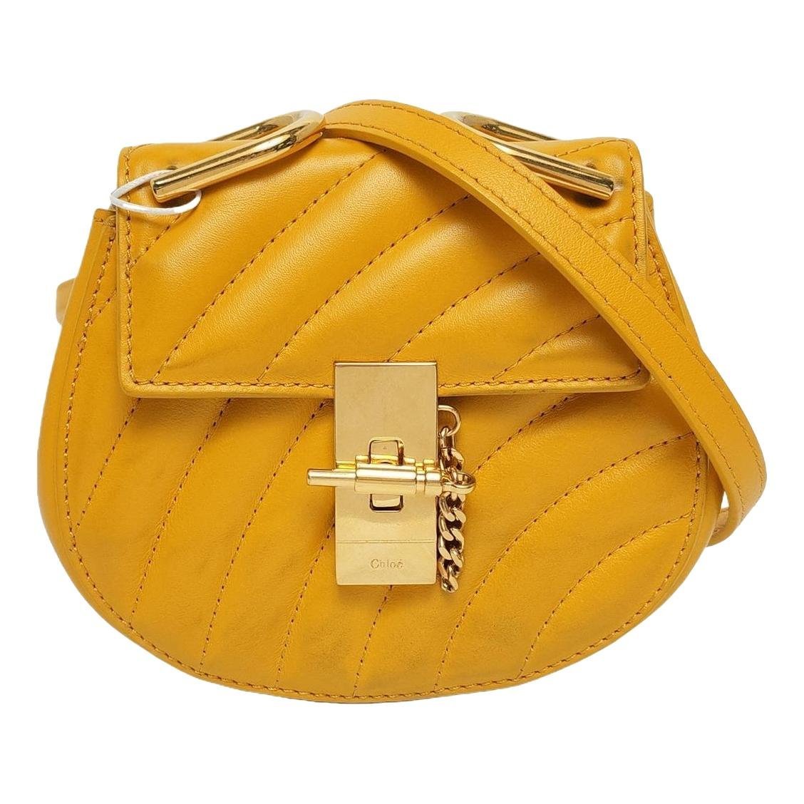 Drew leather handbag