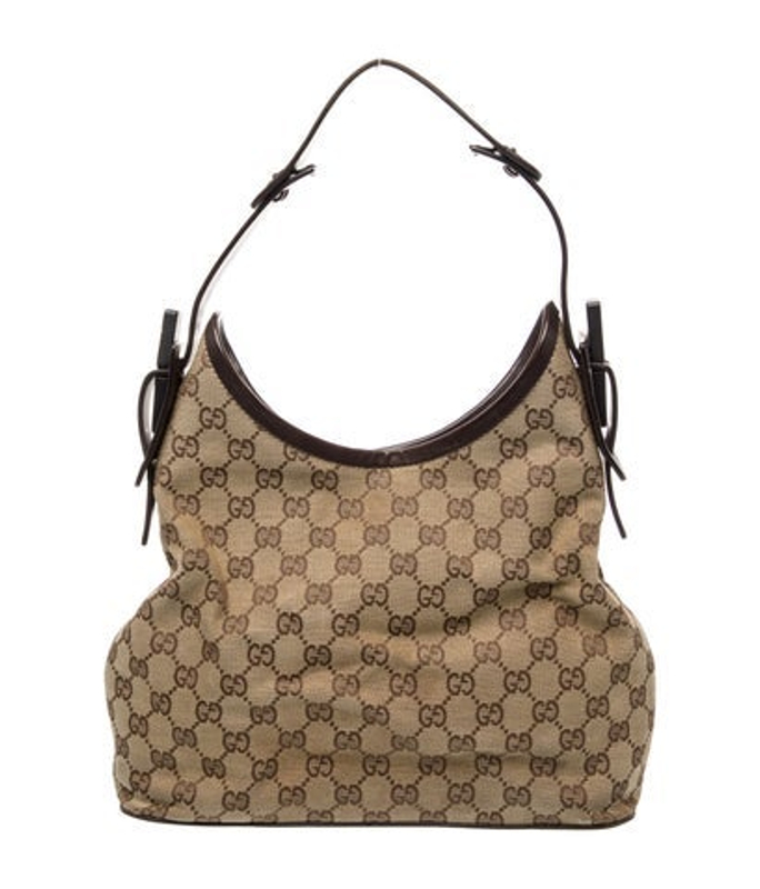 Gucci Gg Canvas Shoulder Bag Vintage