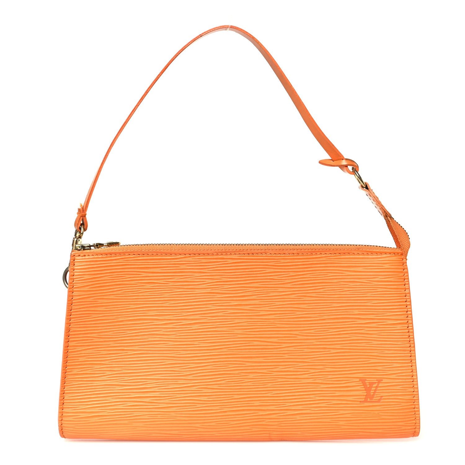 Louis Vuitton Epi Pochette Accessories 24 Mandarine