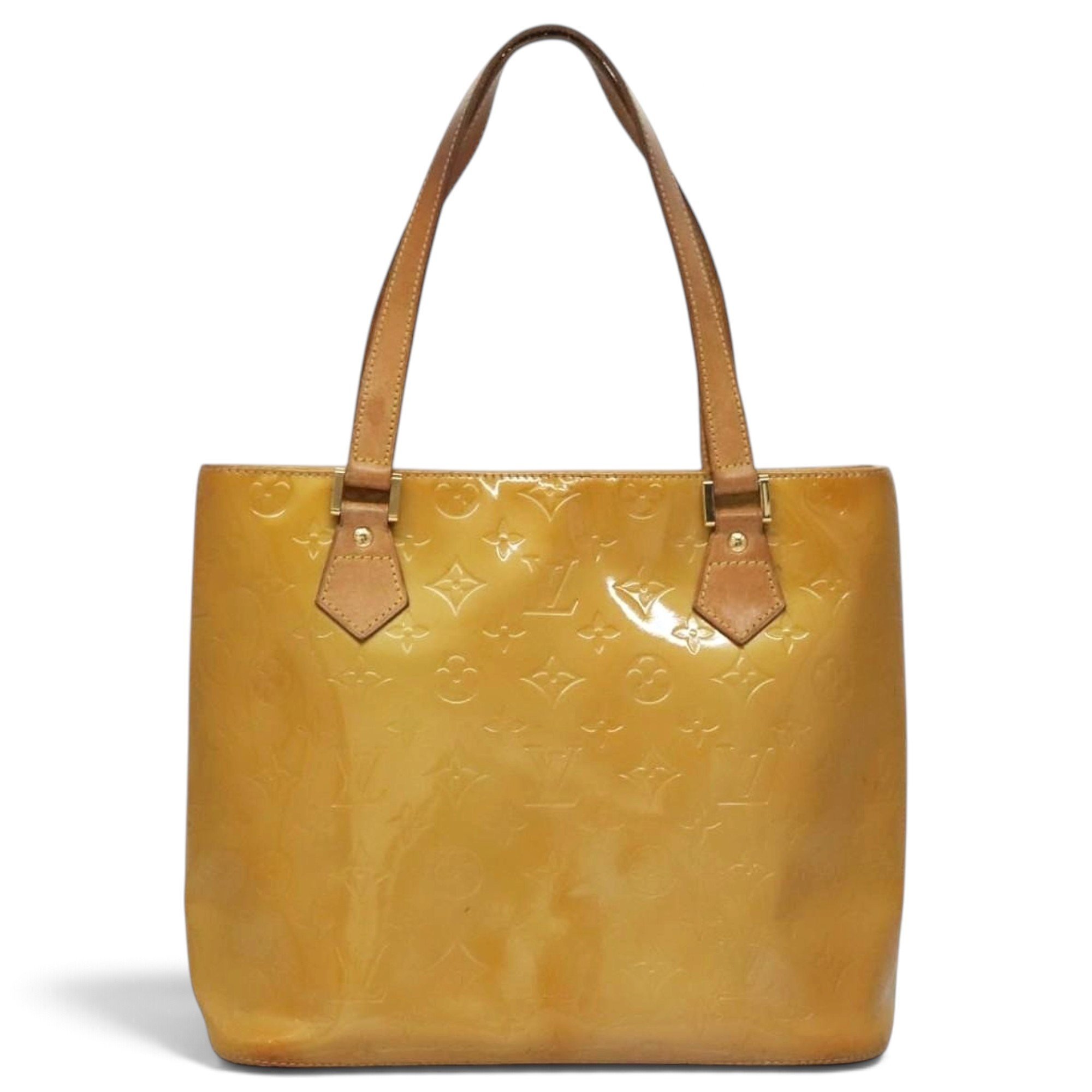 Houston patent leather handbag