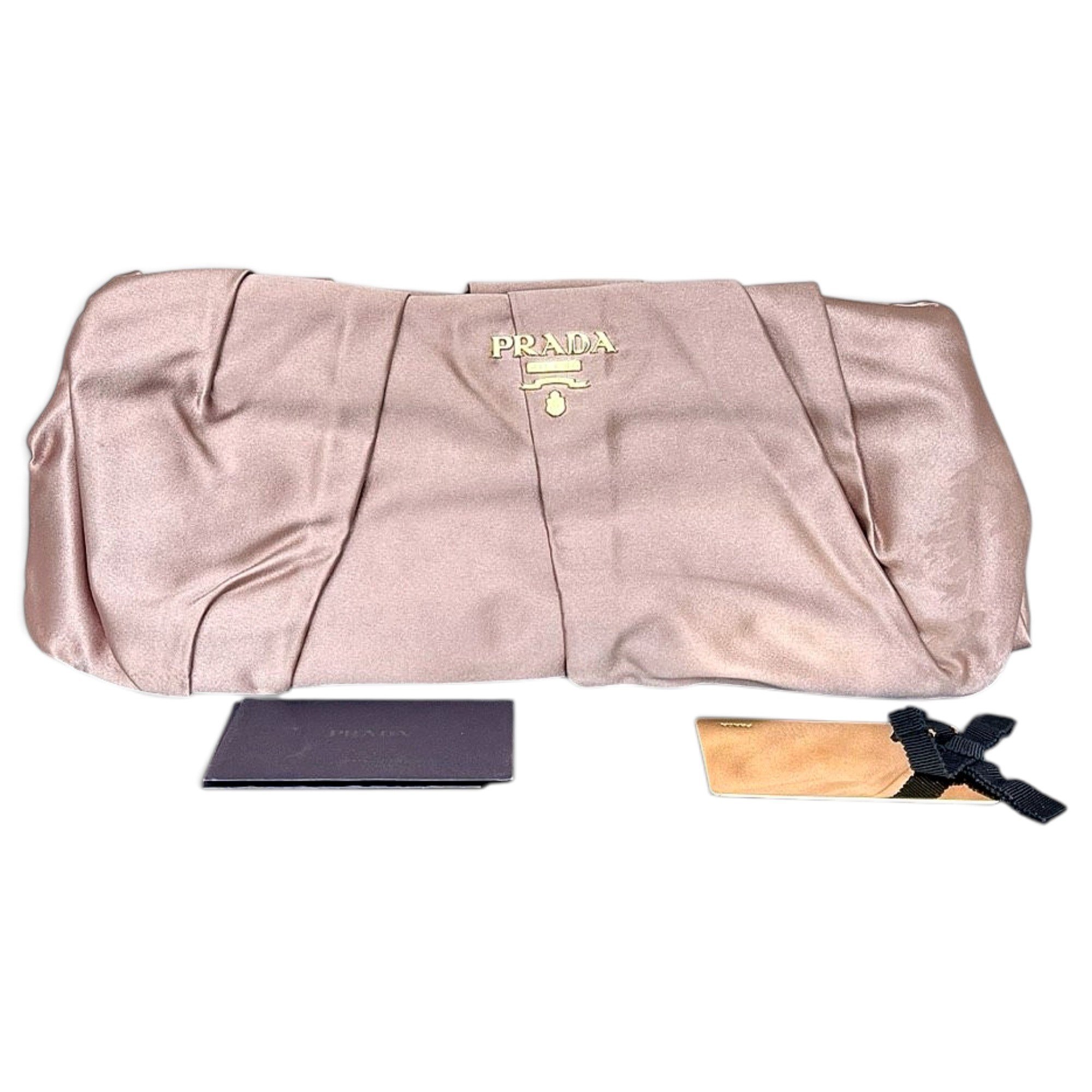 Silk clutch bag