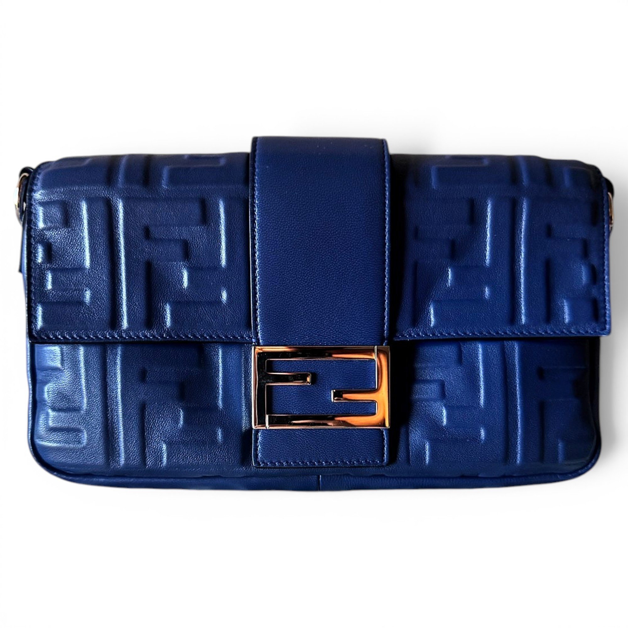 Baguette leather handbag
