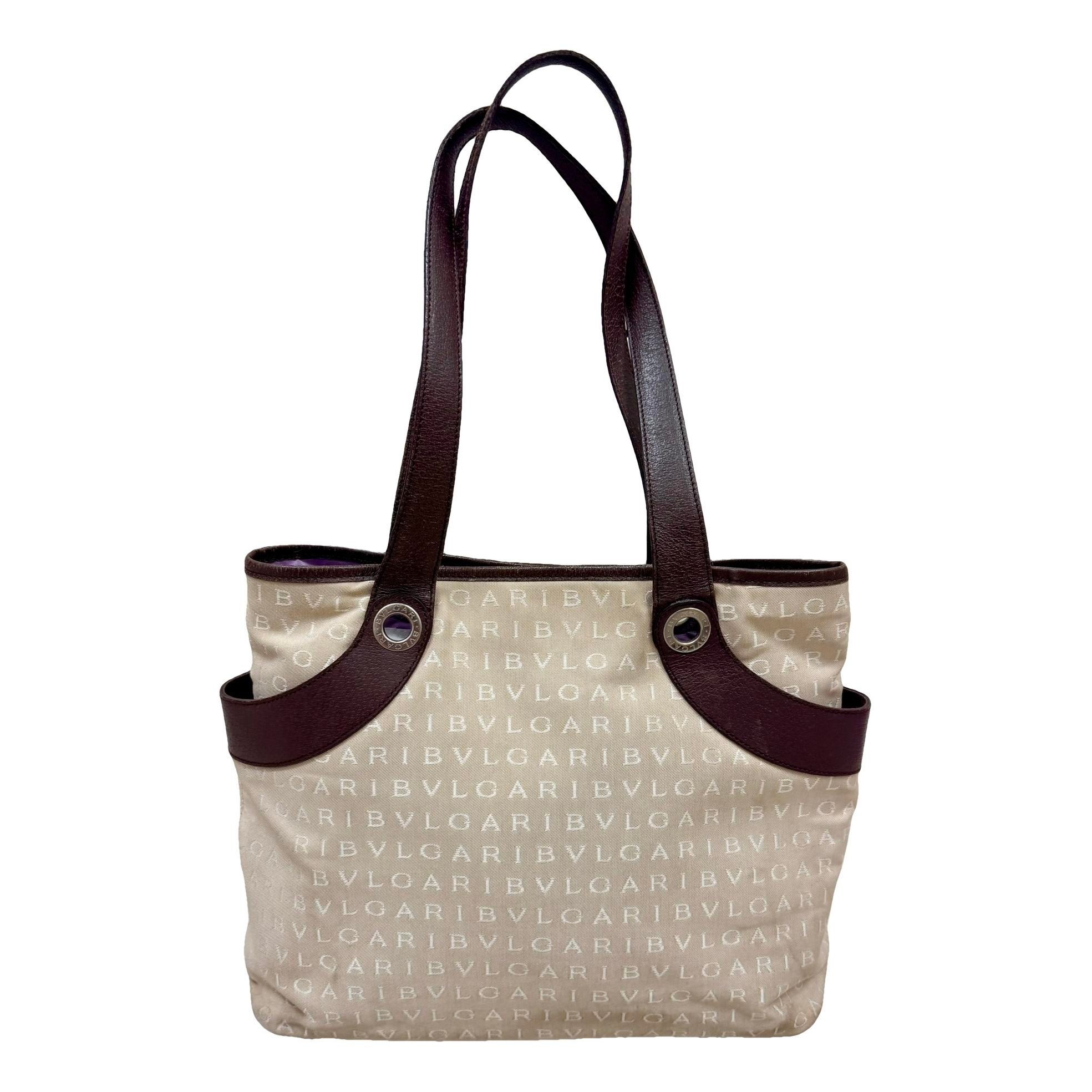 Leather tote