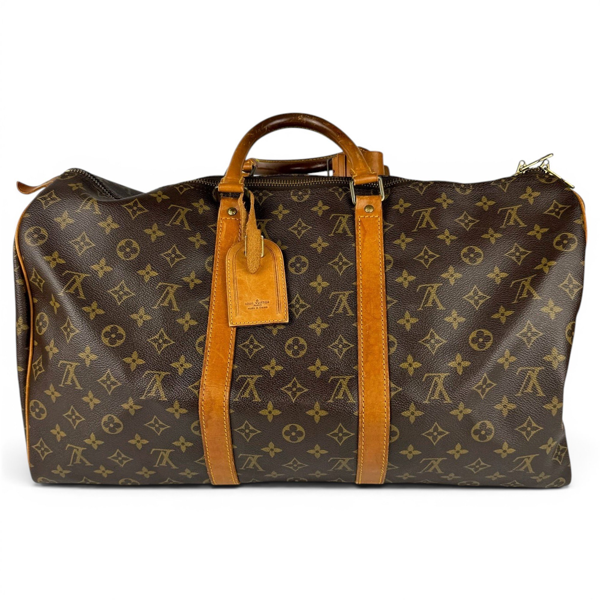 Keepall leather 48h bag