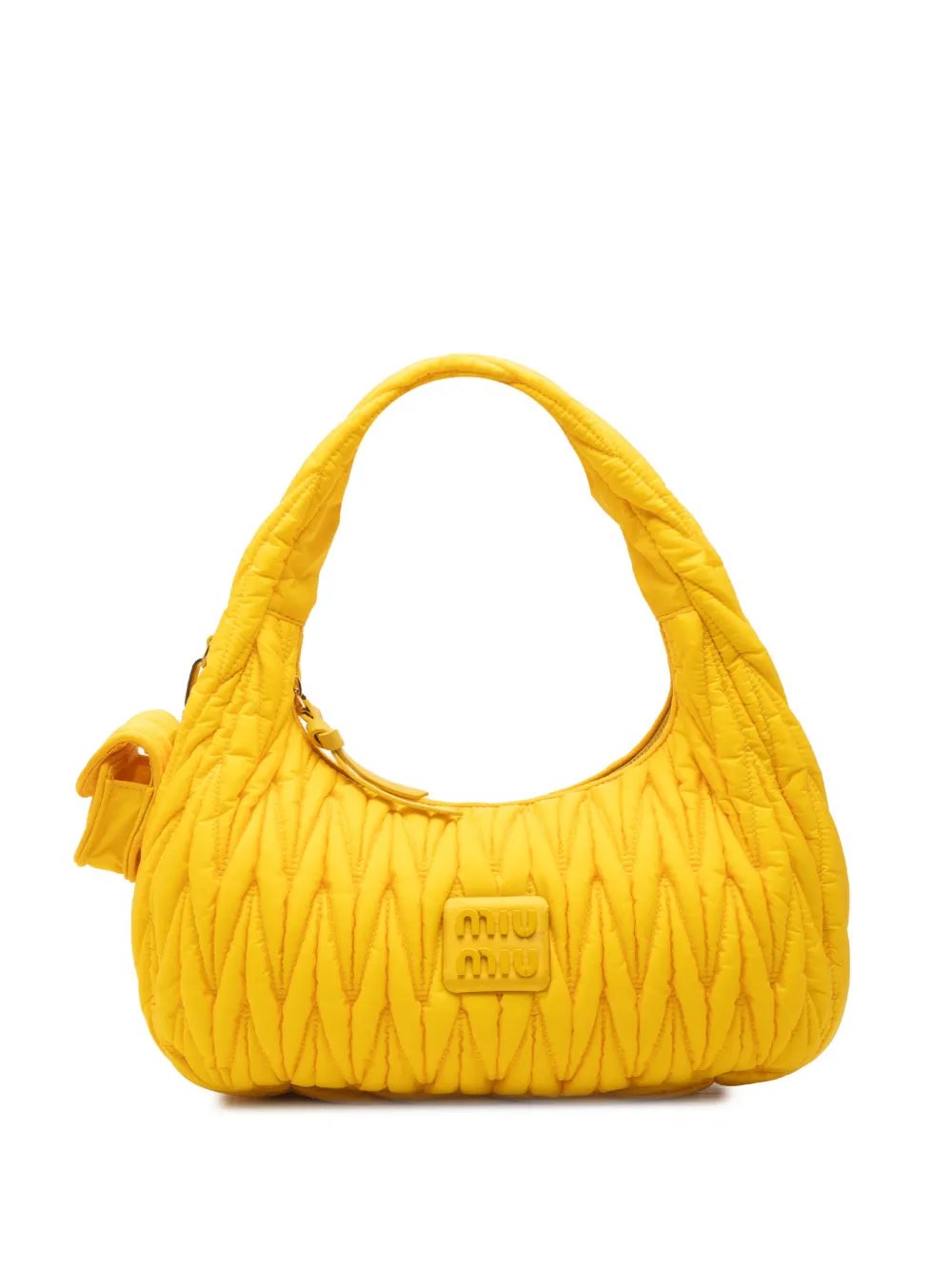 Miu Miu 2010-2026 Matelasse Tessuto Wander hobo bag