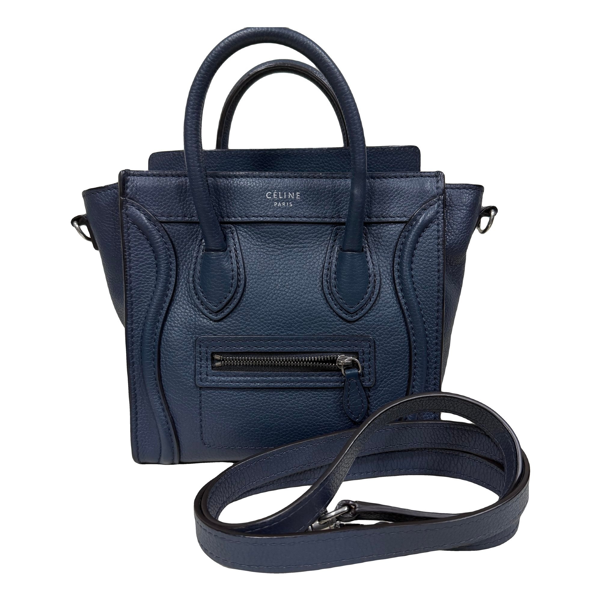 Nano Luggage leather handbag