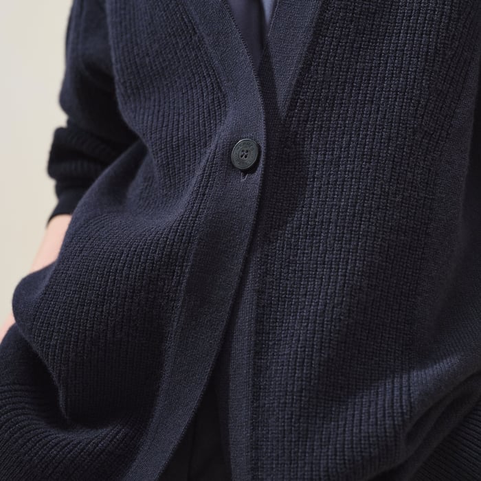 Bleu Noir Long Cardigan