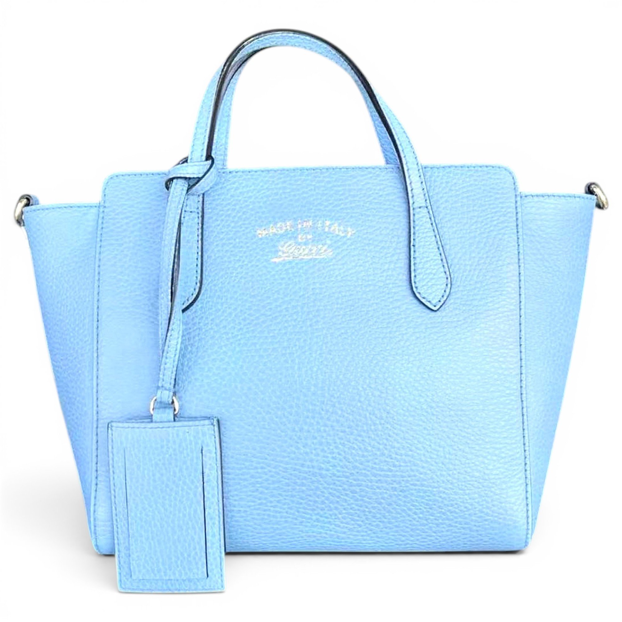 Swing leather handbag