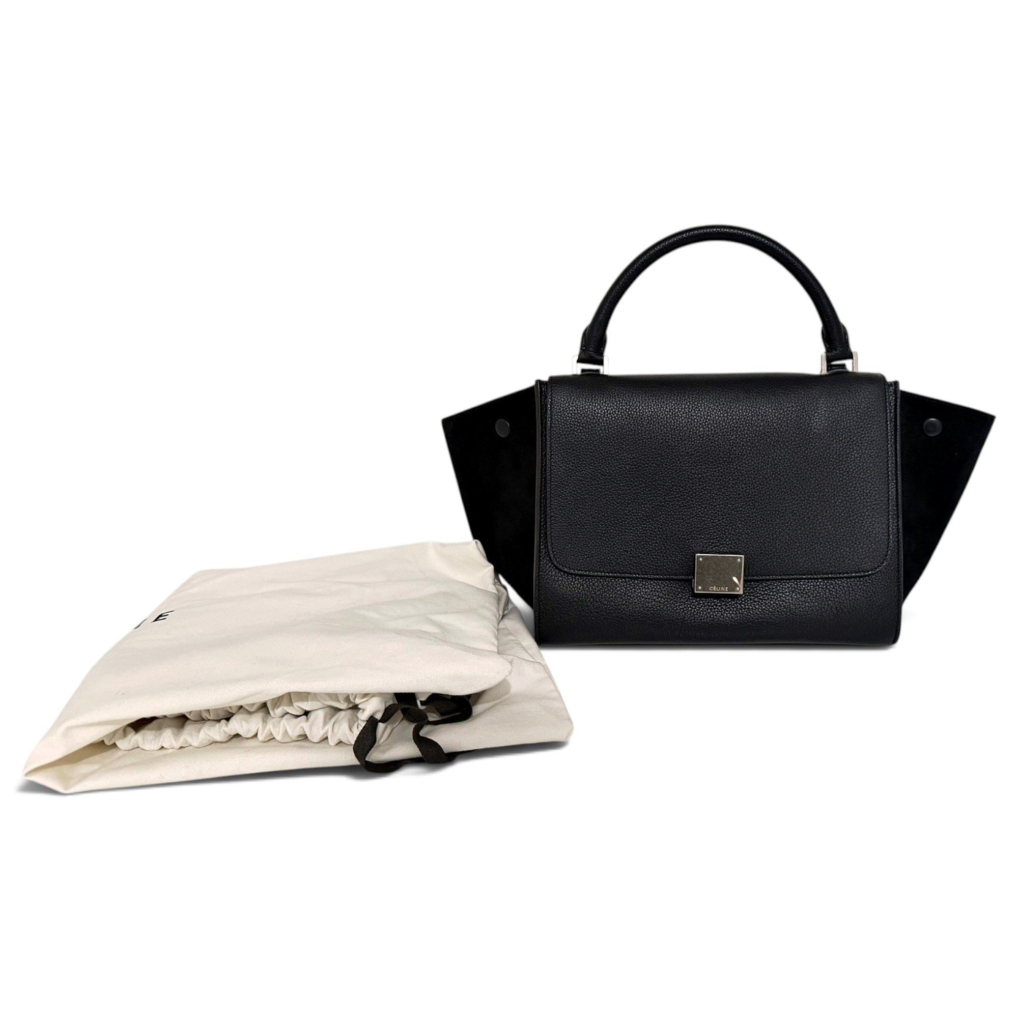 Celine Trapèze leather handbag