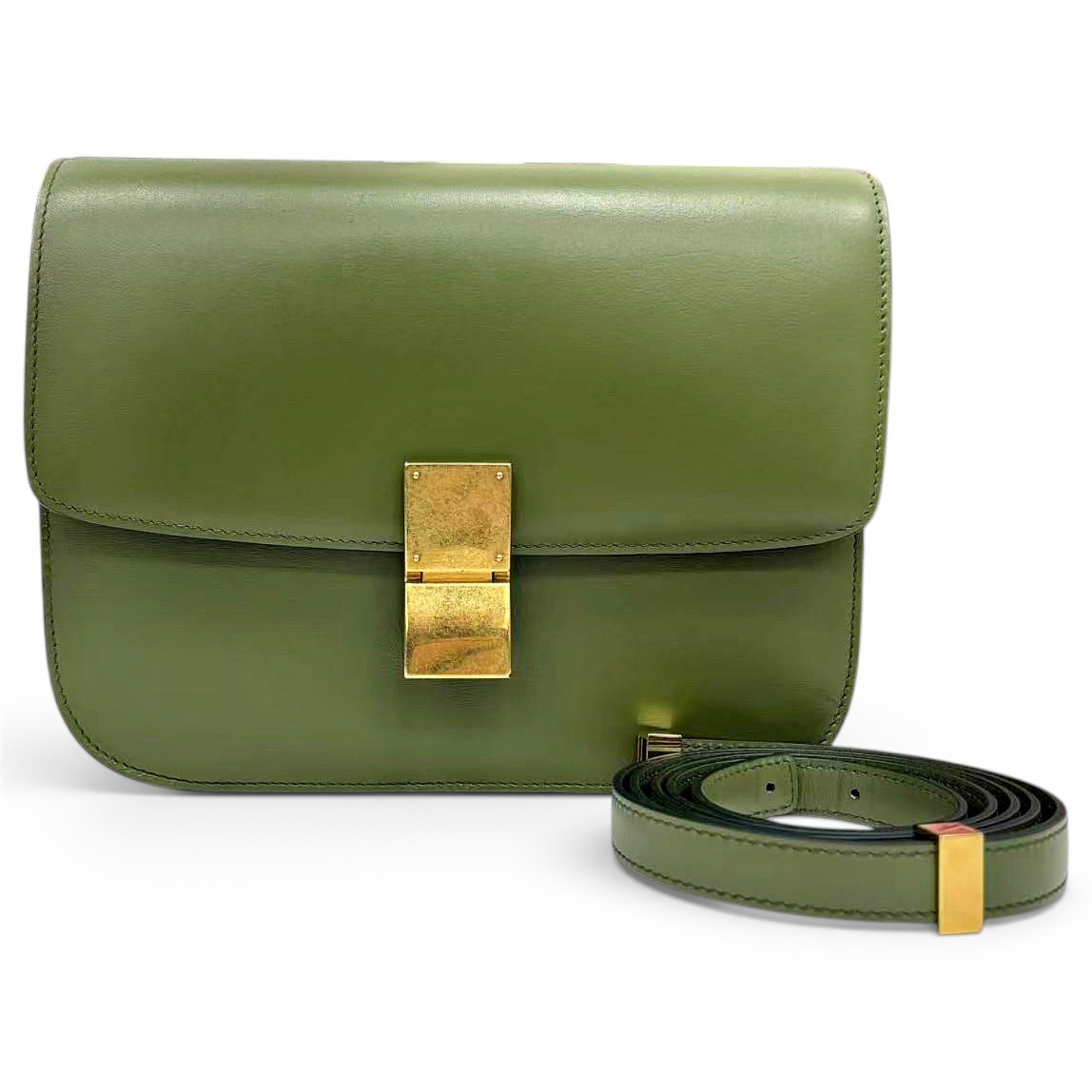 Classic leather handbag