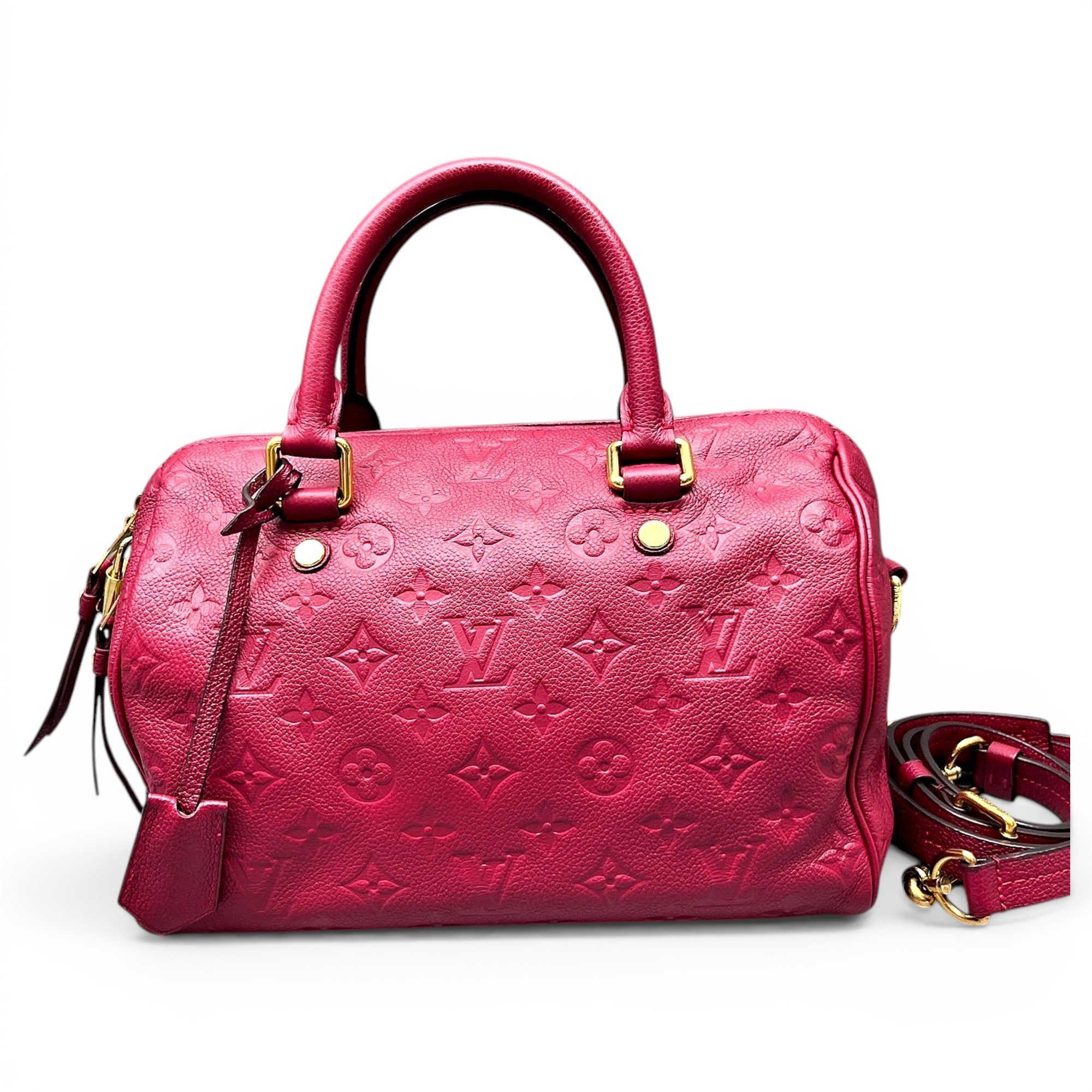 Speedy leather bag