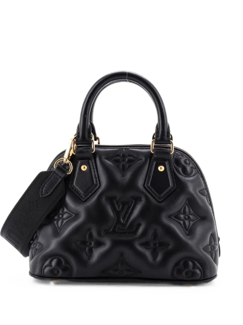 Alma Handbag Bubblegram Leather BB shoulder bag