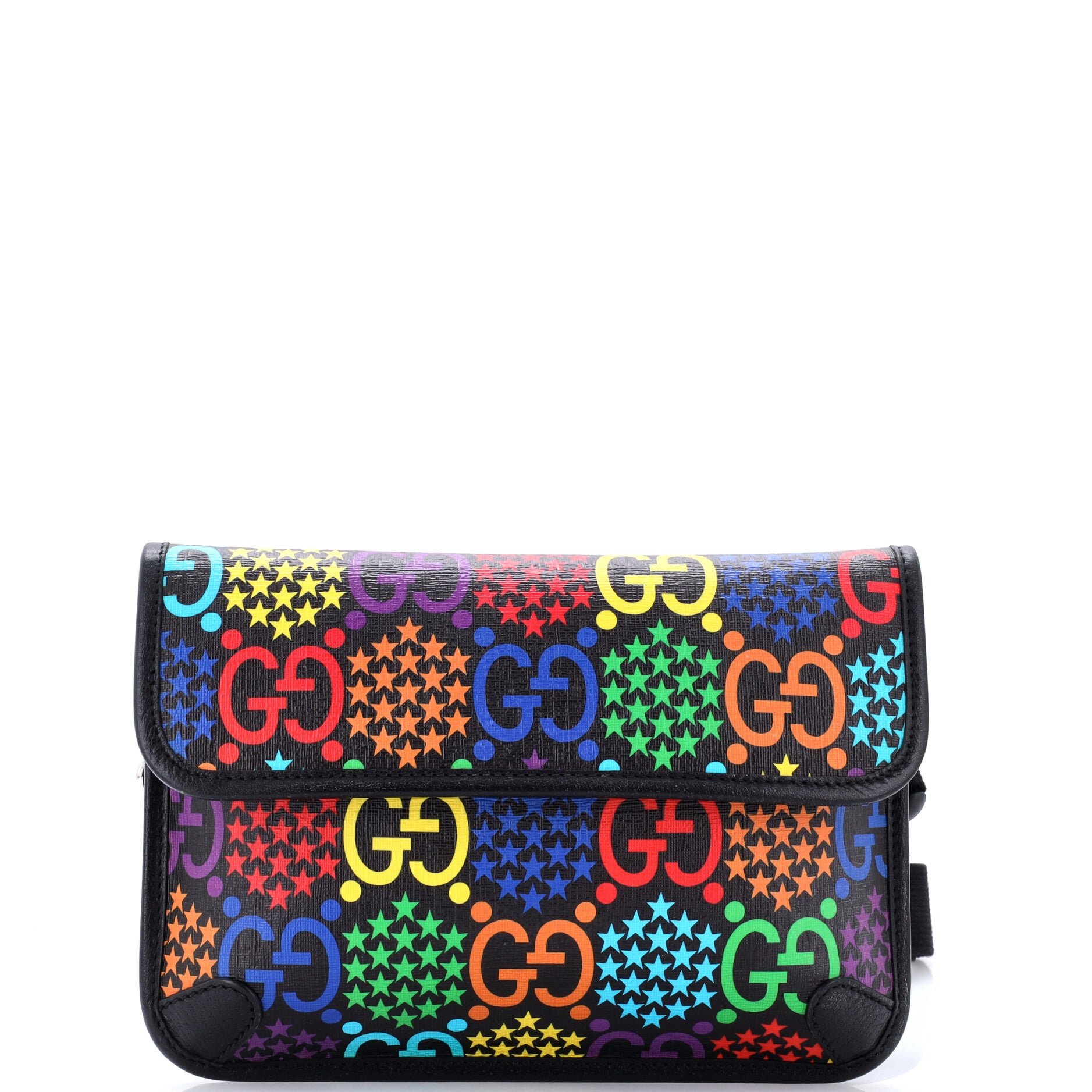 Belt Bag Psychedelic Print GG Coated Canvas