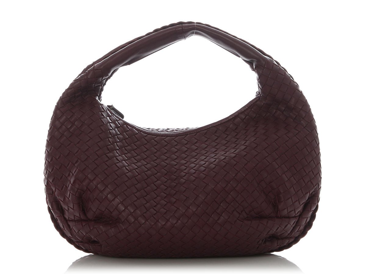 Bottega Veneta Bottega Veneta Medium Eggplant Veneta Hobo