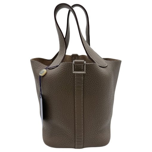 Picotin leather handbag