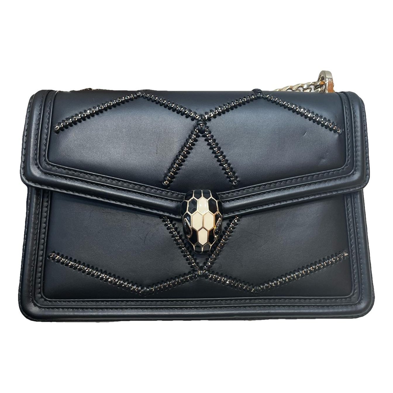 Serpenti leather handbag