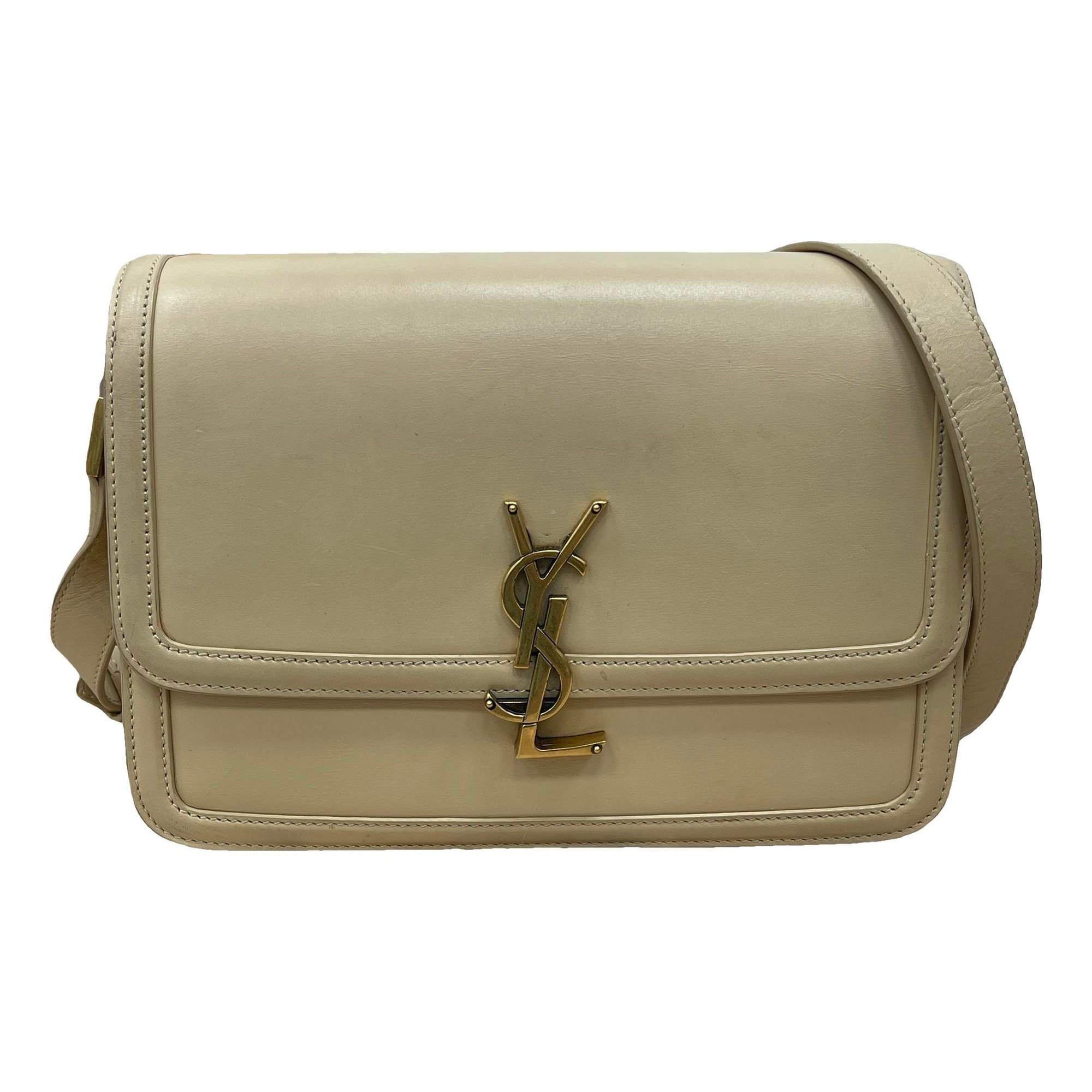 Solférino leather handbag