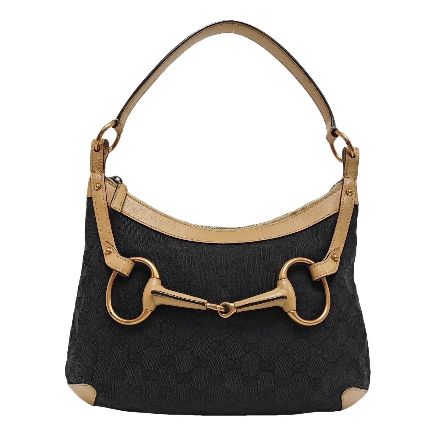 Horsebit Chain cloth handbag