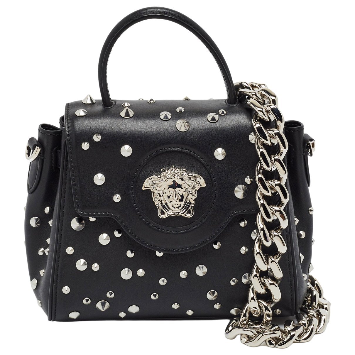 La Medusa leather satchel