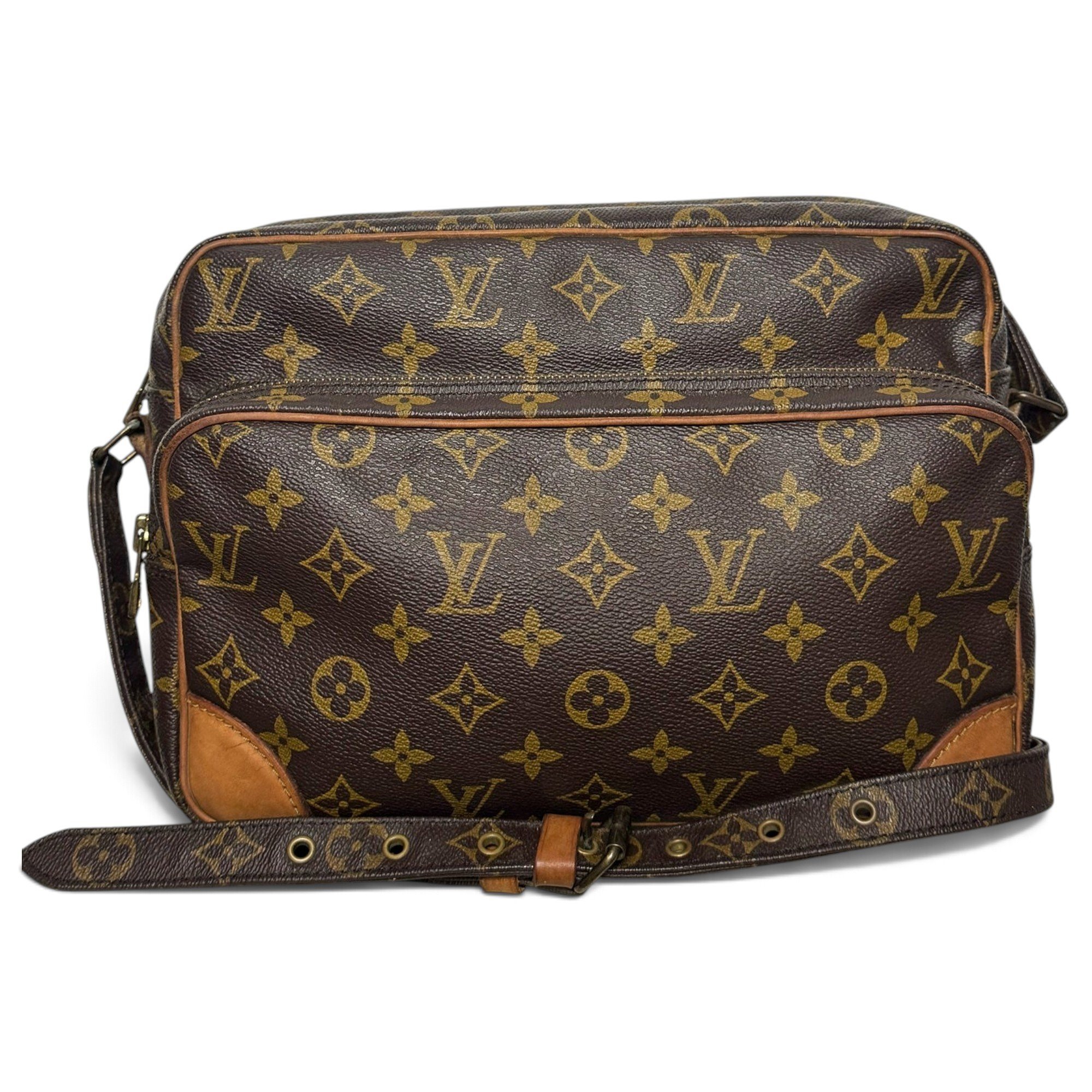 Nile leather crossbody bag