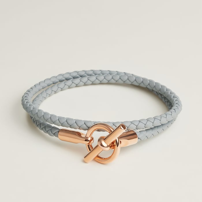 Bleu Glacier Glenan Double Tour Bracelet