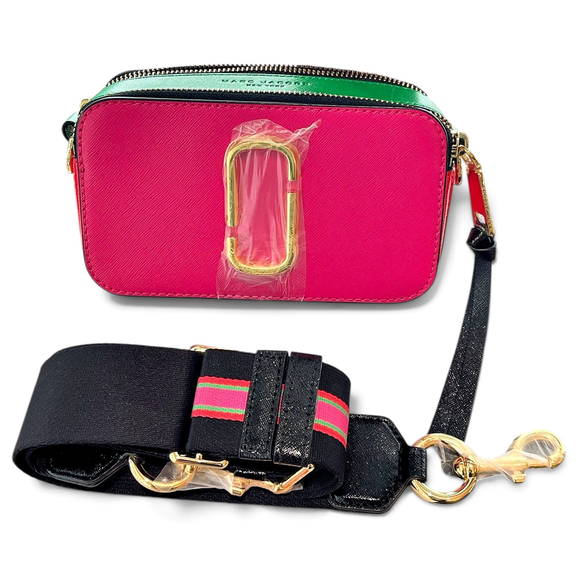 Snapshot leather crossbody bag