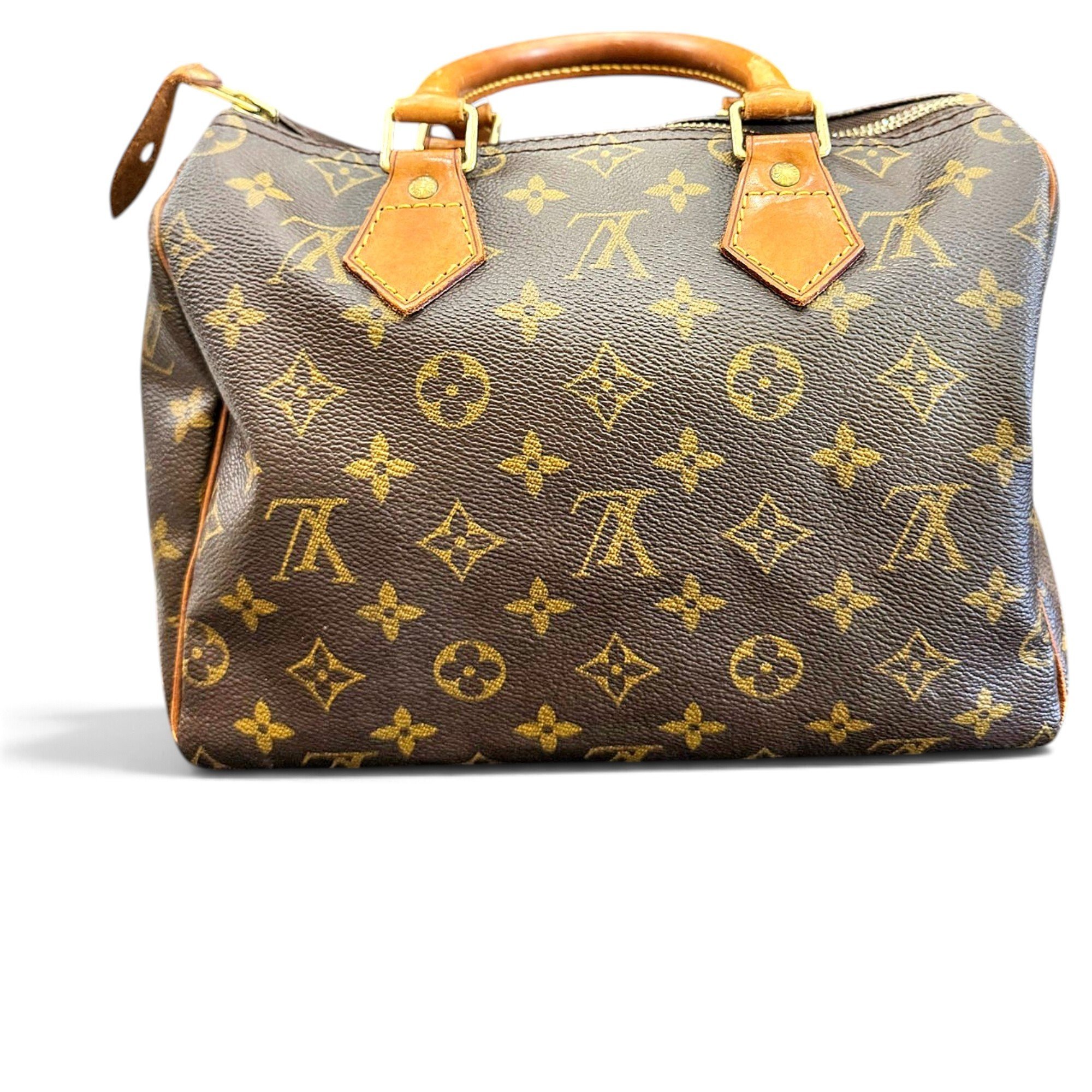 Speedy leather bowling bag