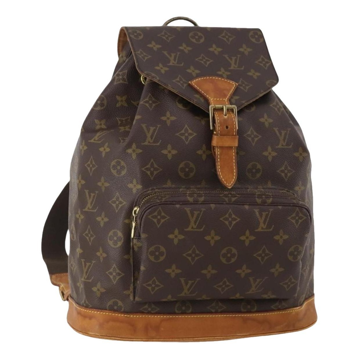 Montsouris leather backpack