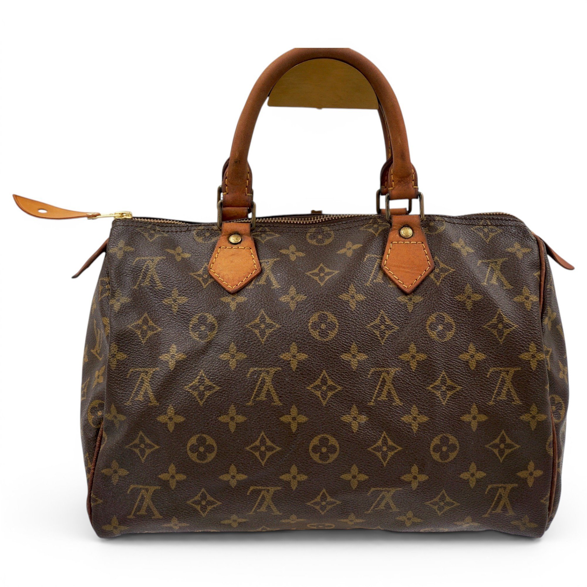 Speedy leather handbag