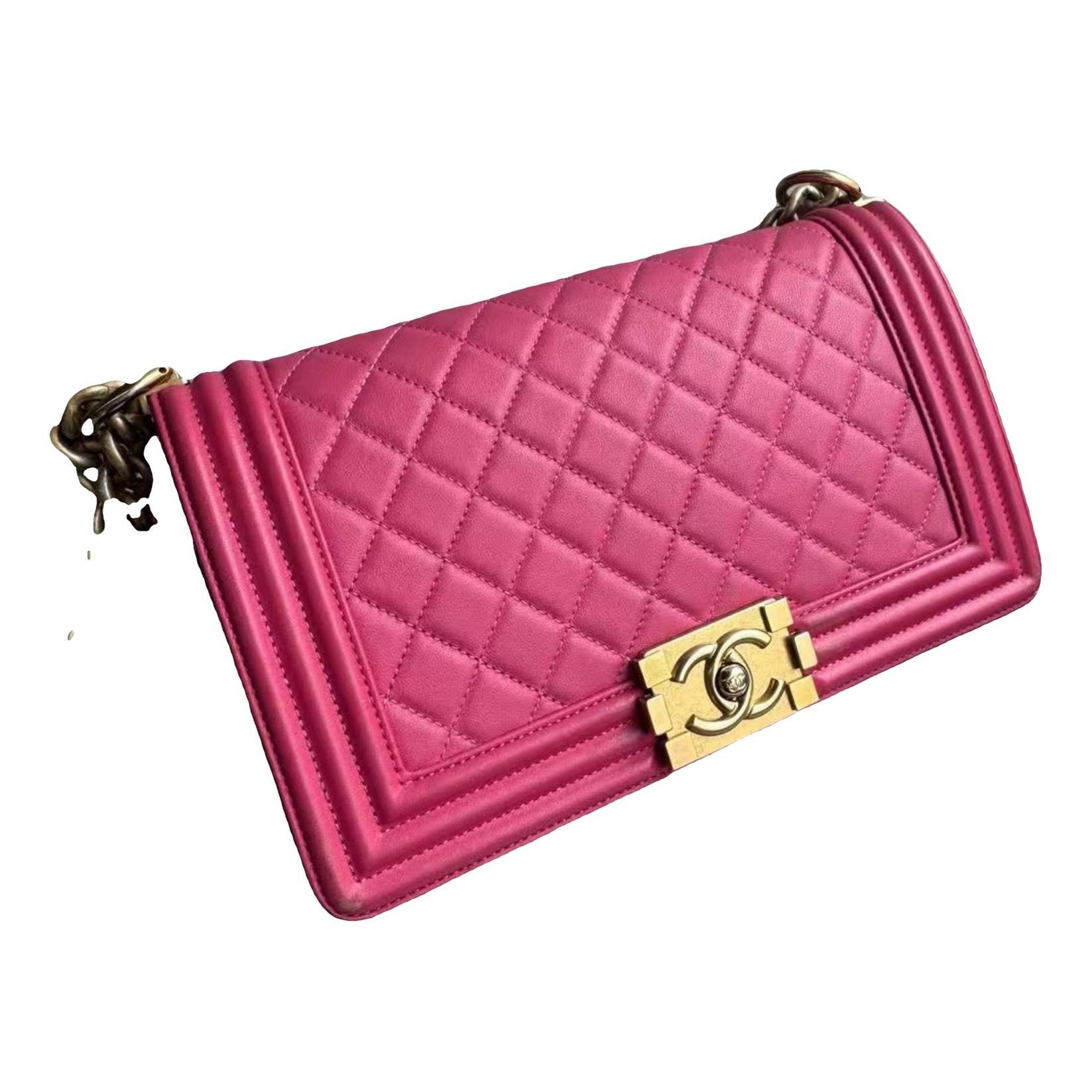 Boy leather crossbody bag