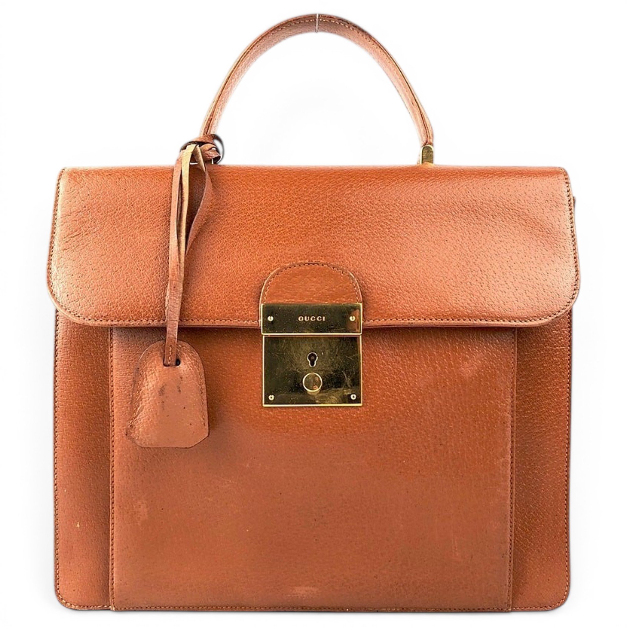 Leather handbag
