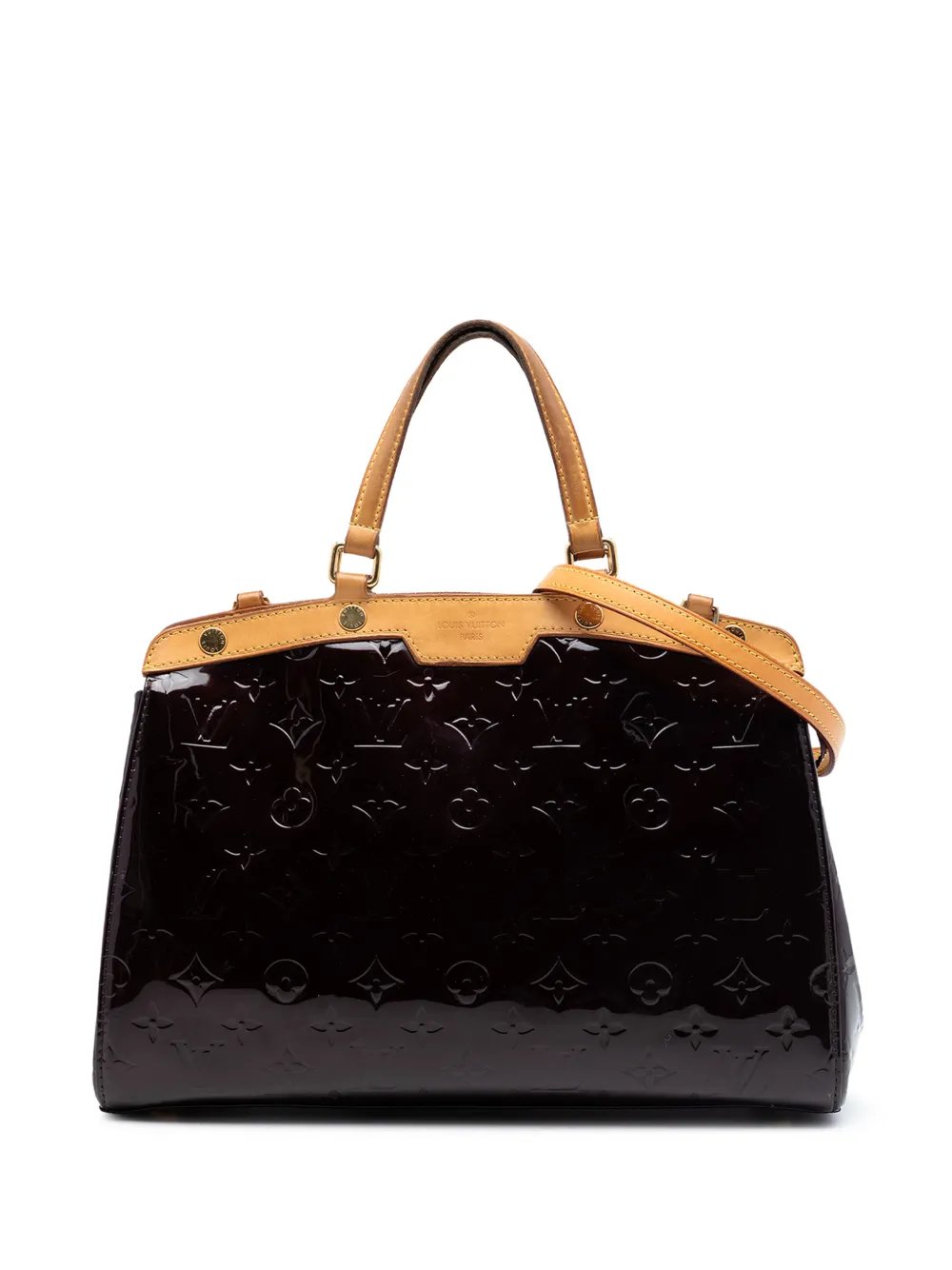 2012 Monogram Vernis Brea MM satchel