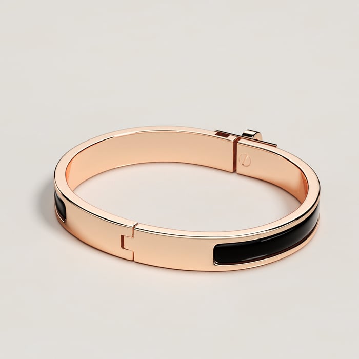 Noir Mini Clic Kelly Bracelet