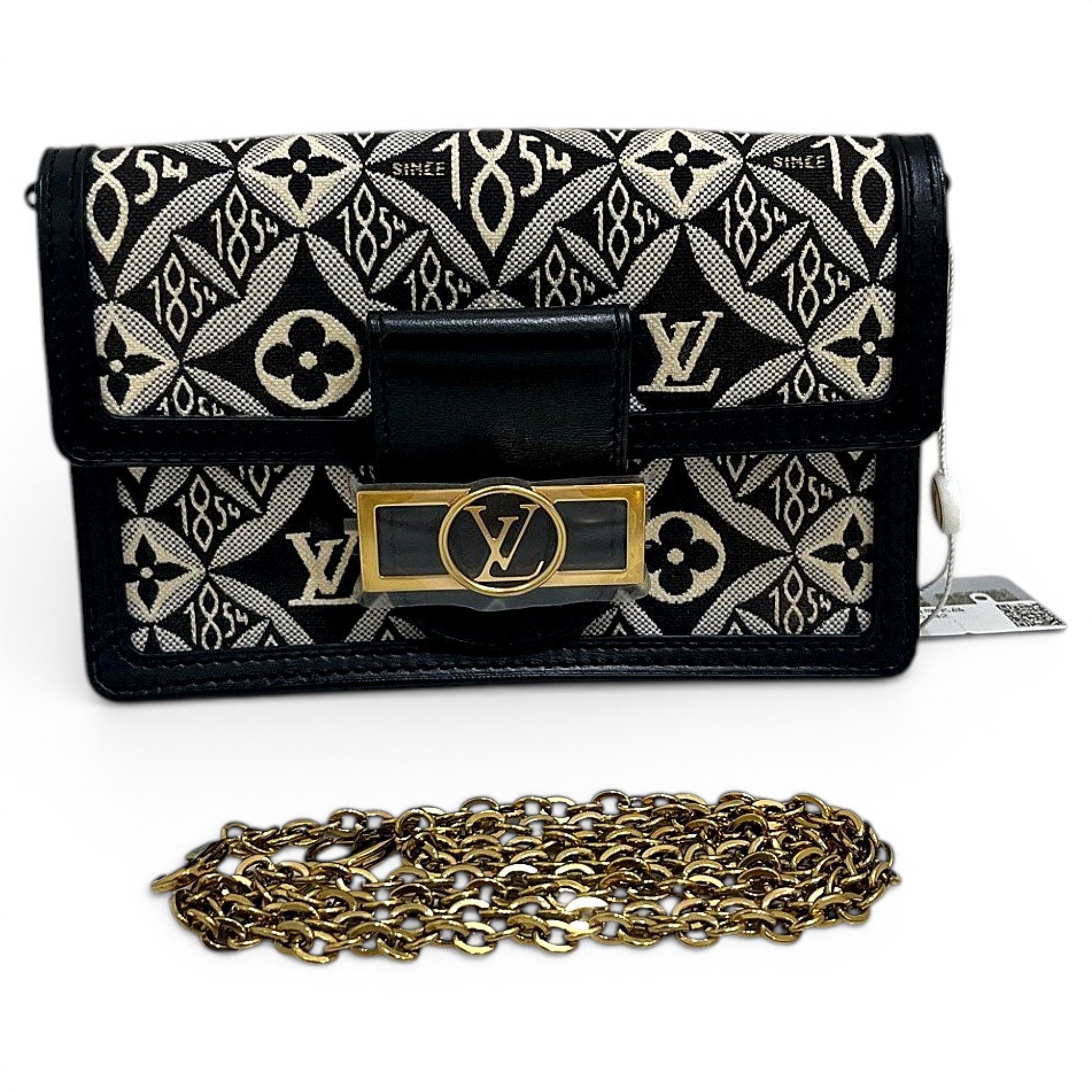 Dauphine Chain Wallet cloth crossbody bag