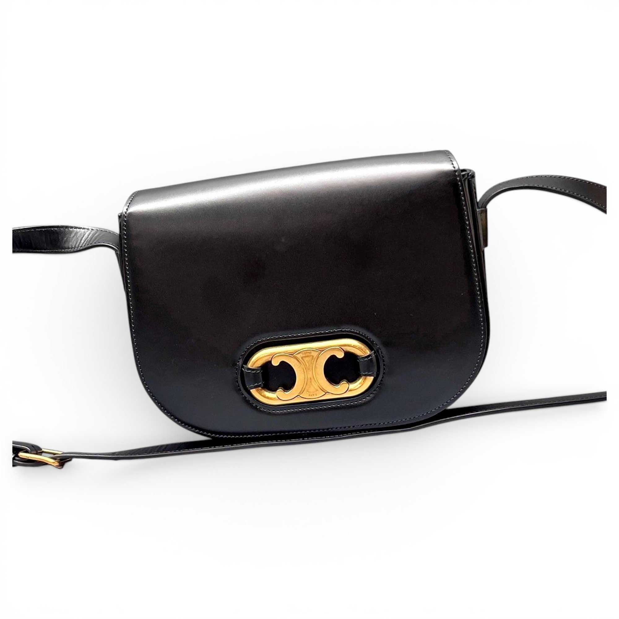 Triomphe Maillon leather handbag
