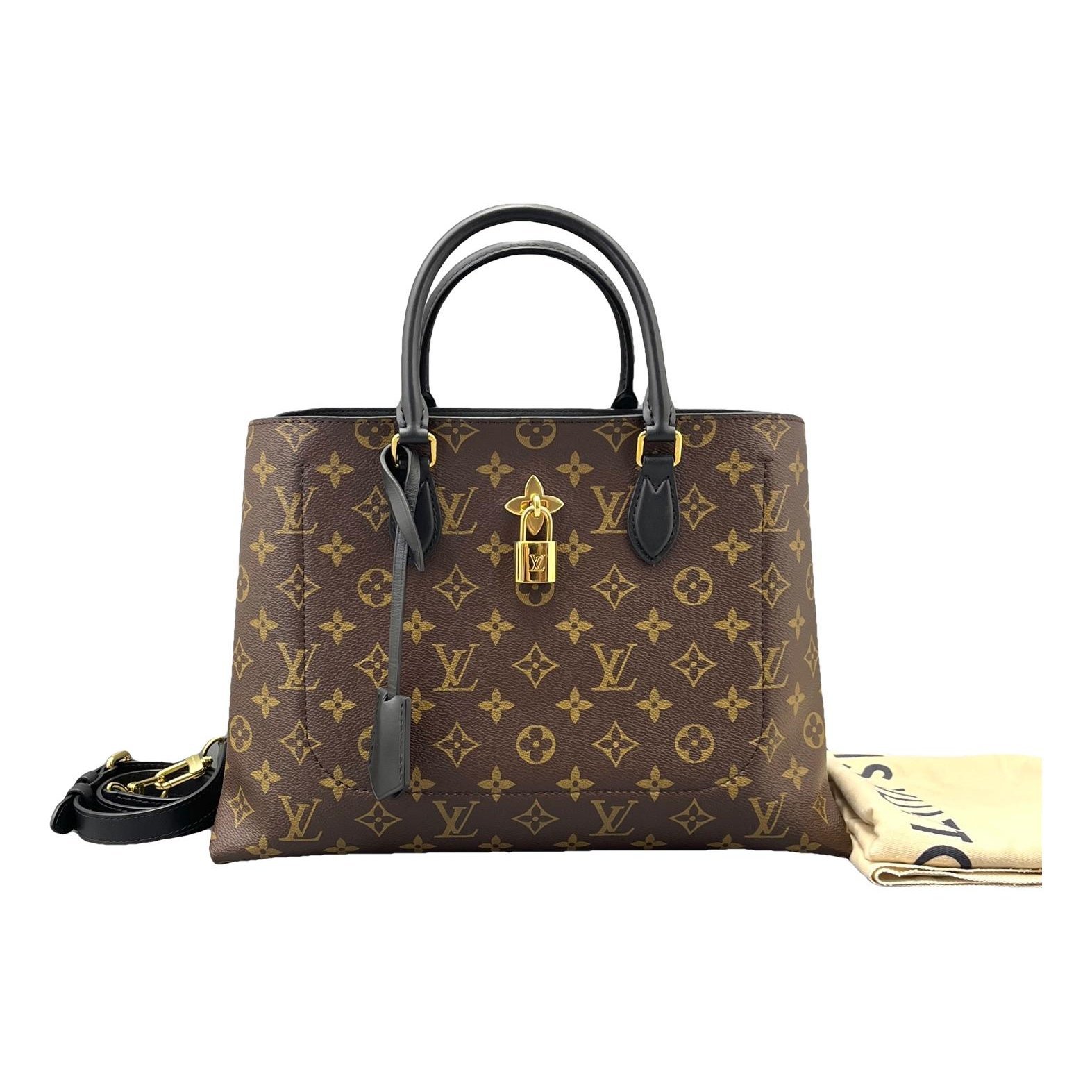 Flower Tote leather handbag