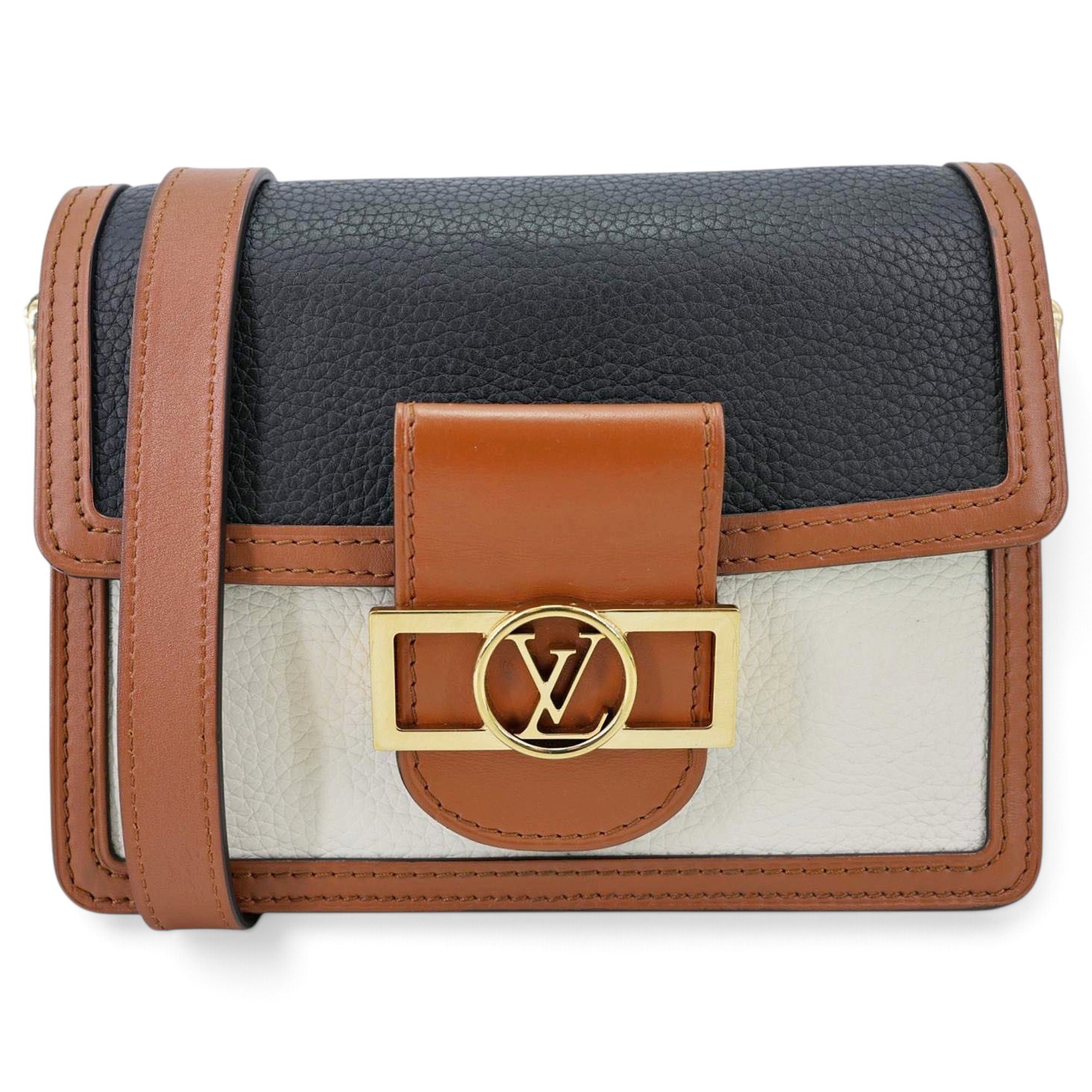 Dauphine leather handbag