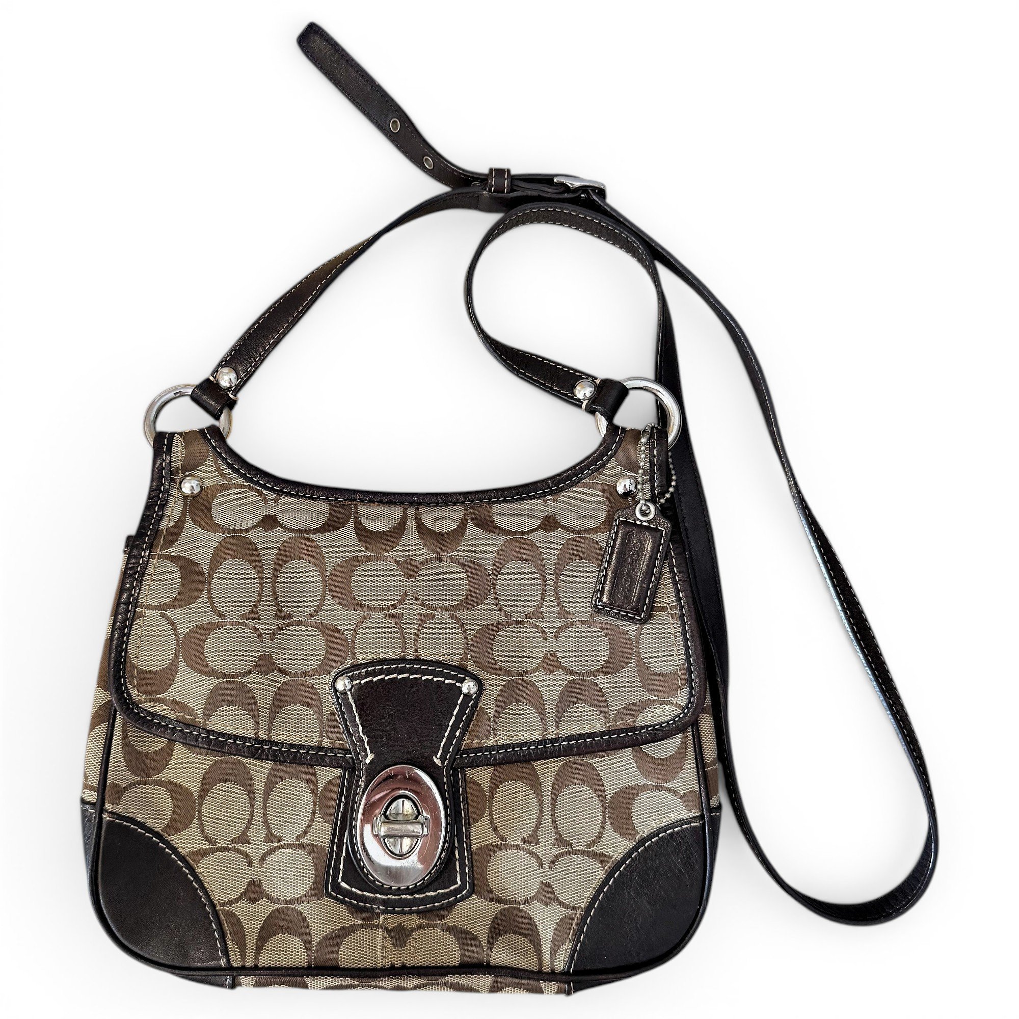 Signature Sufflette leather handbag