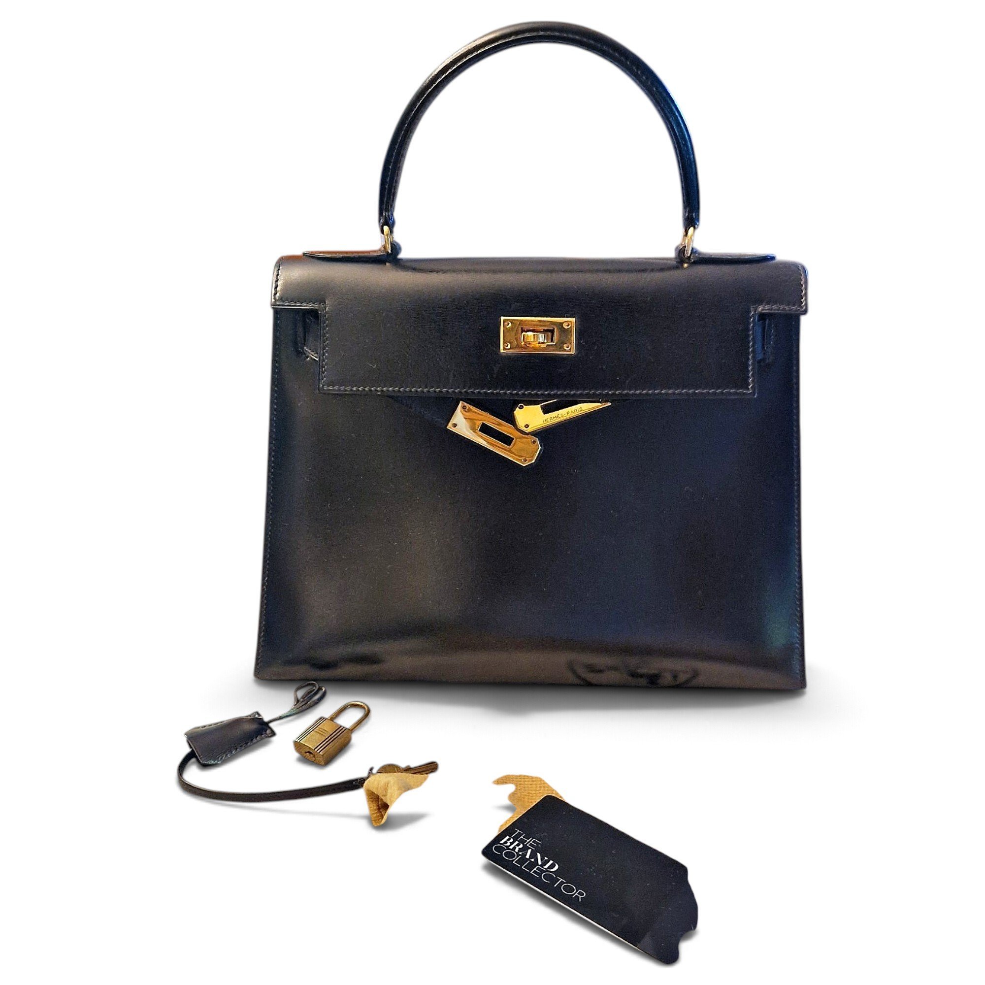 Kelly 28 leather handbag
