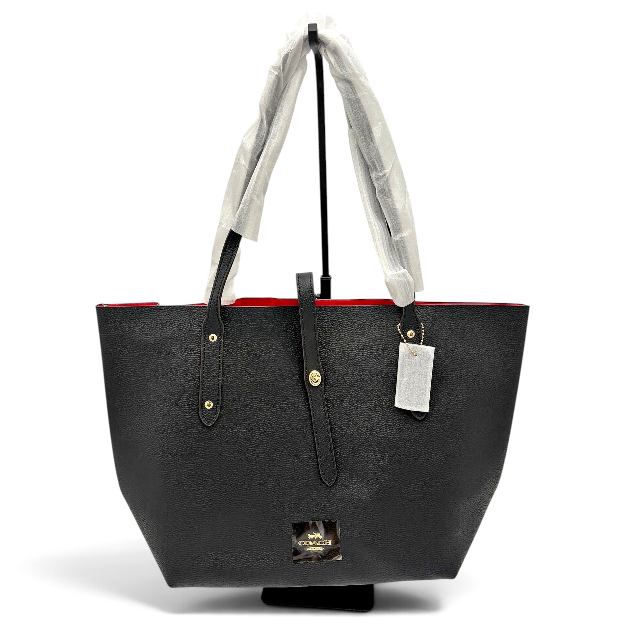 Leather tote
